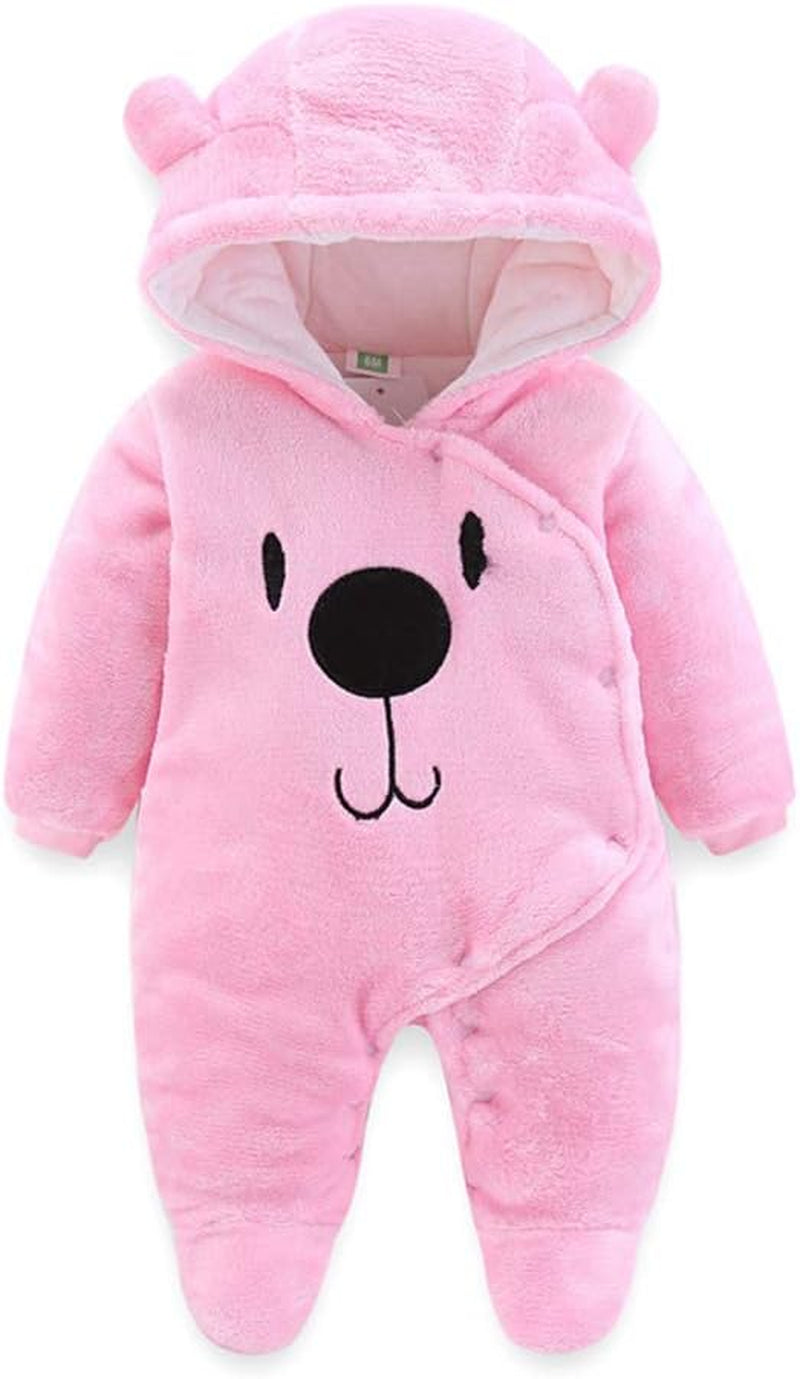 Baby Newborn Snowsuit Onesie Winter Coat Romper for Infant Girls Boys