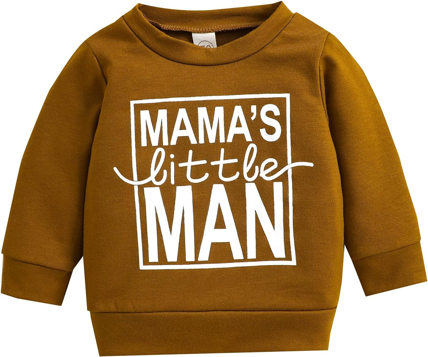 Baby Boys Pullover Sweatshirt MAMA'S BOY Letter Tops Shirt Toddler Boy Fall Cotton Blouse Clothes